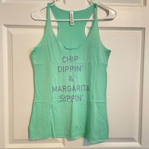 Spunky Pineapple Tank Top with Racer Back